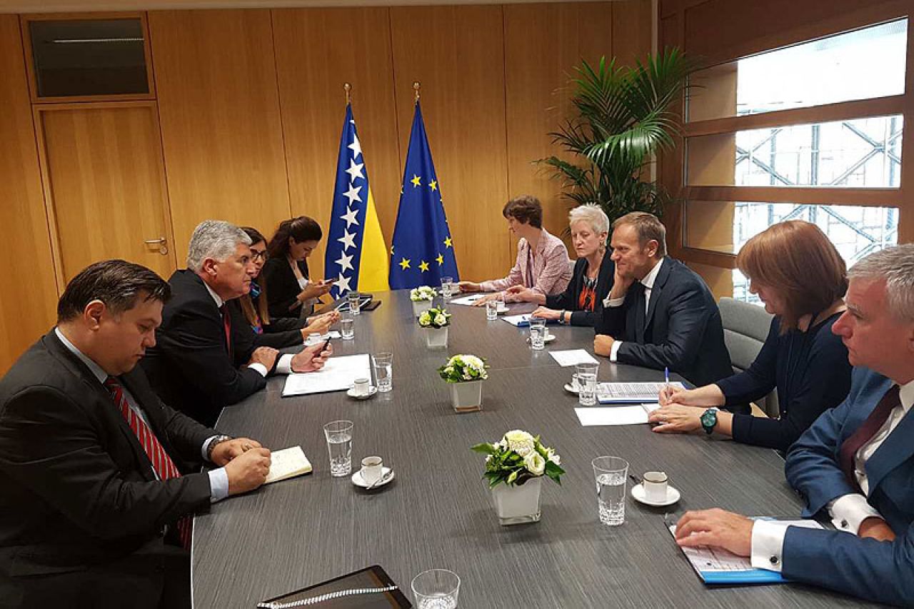 Čelnici EU traže od Čovića intezivnije aktivnosti na europskom putu BiH