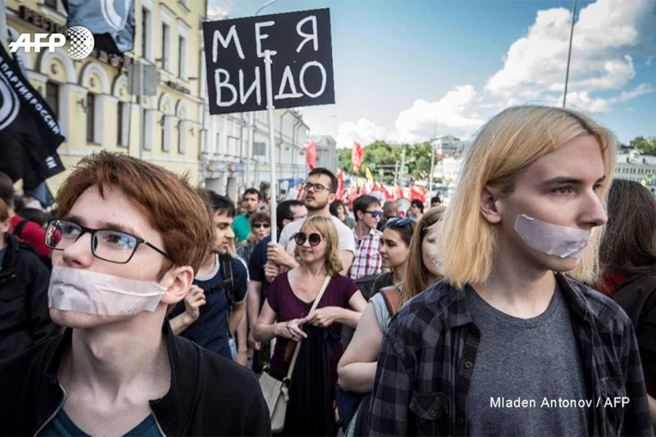Tisuću ljudi na prosvjedu protiv kontrole interneta u Moskvi
