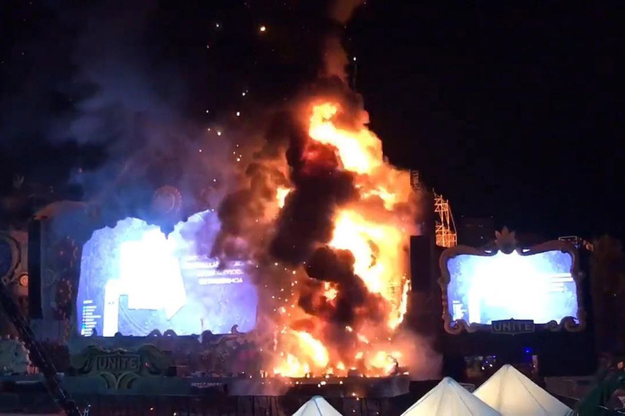 VIDEO | Zbog požara na glazbenom festivalu evakuirano više od 22.000 ljudi