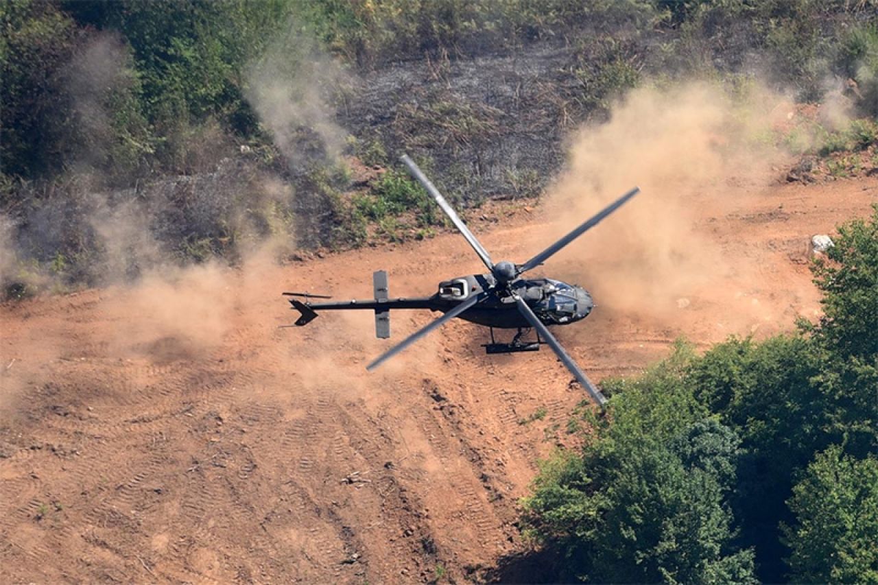 Hrvatski piloti proveli prva bojna gađanja i raketiranja iz helikoptera Kiowa Warrior