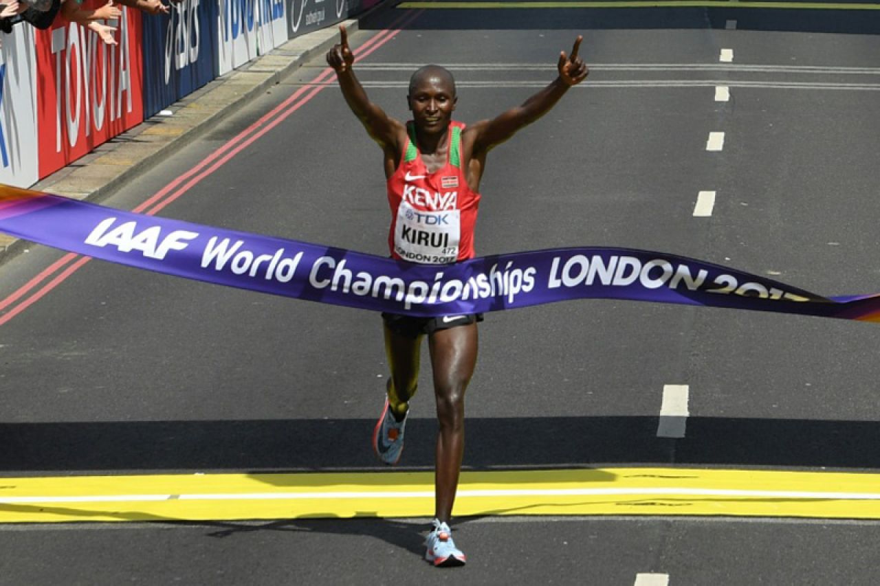 Zlato u maratonu za Kenijca Kiruija   