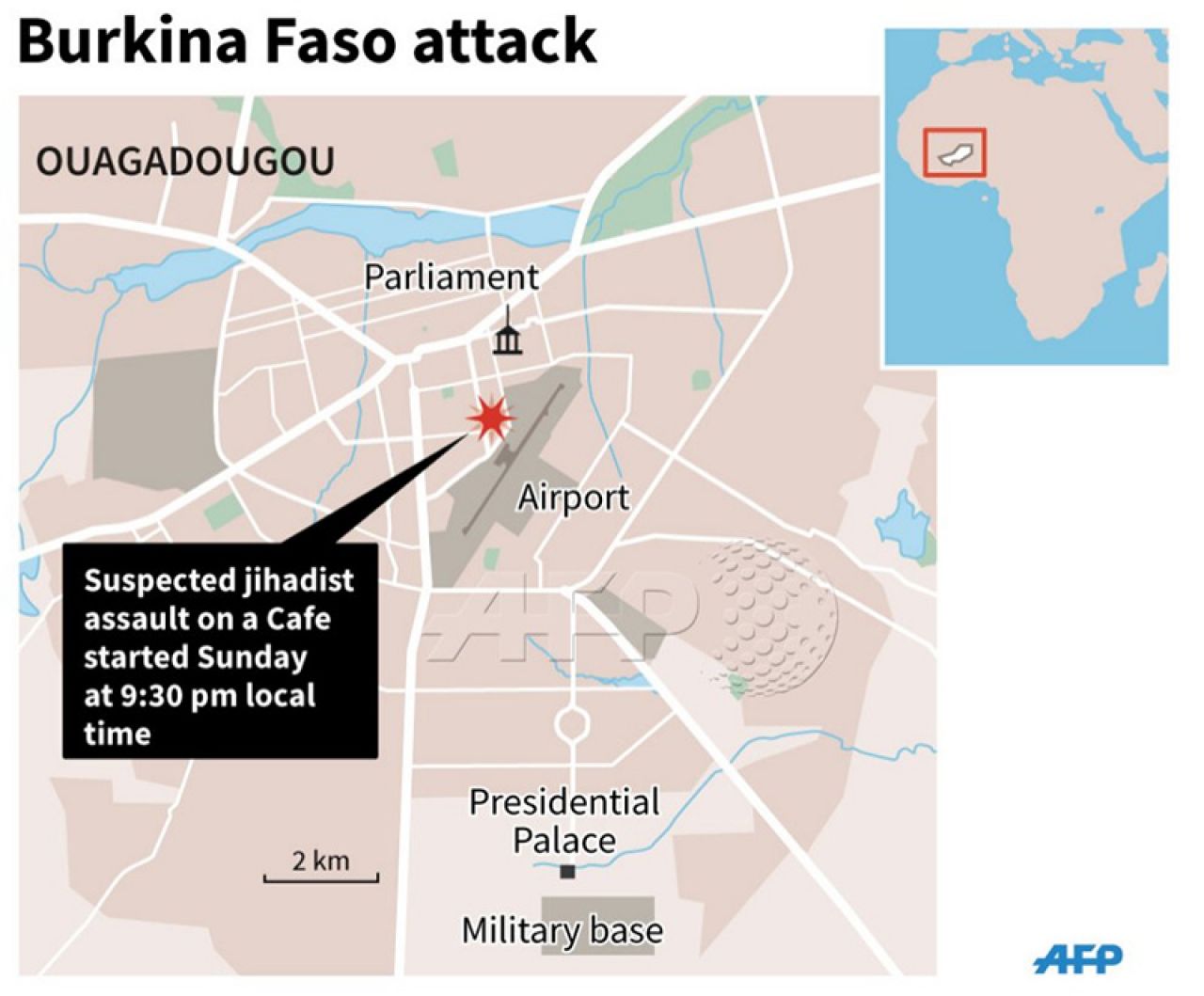 Teroristički napad na turski restoran u glavnom gradu Burkine Faso