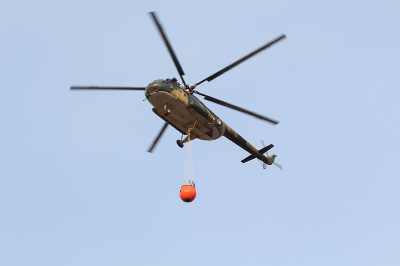Helikopter Oružanih snaga pomaže Čapljini