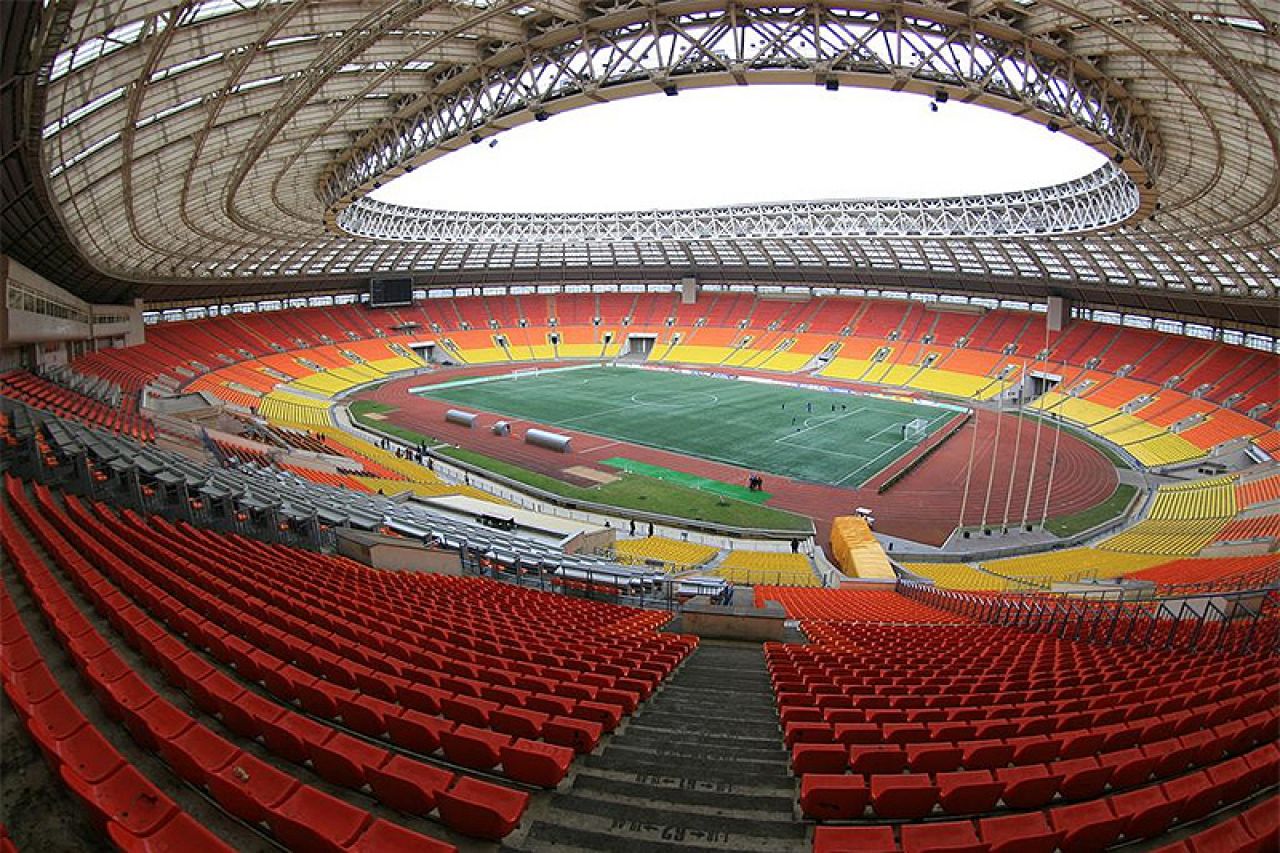 Rusi okončali obnovu stadiona Lužniki za nogometno SP