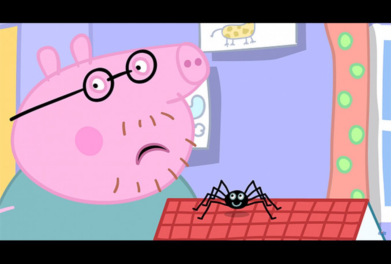 U Australiji povučena epizoda Peppe Pig jer je poručivala da su pauci bezopasni