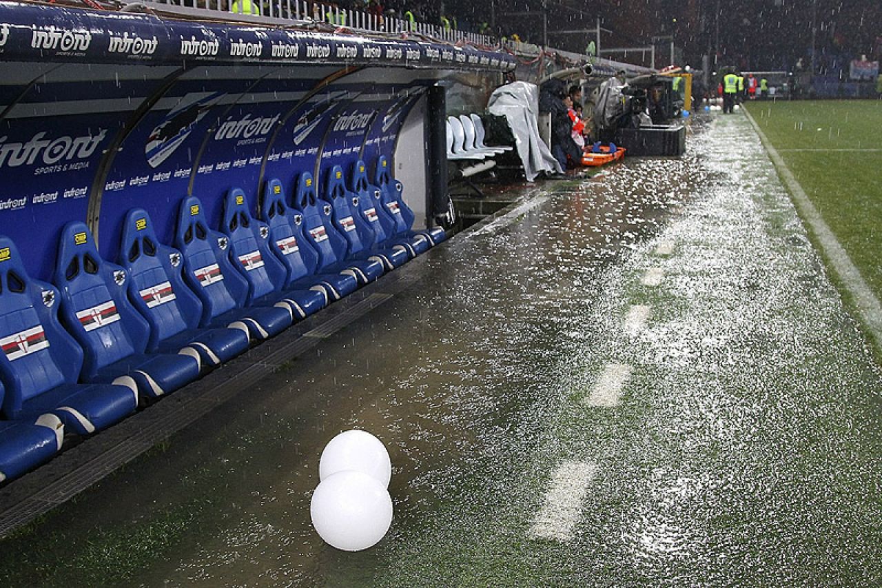 Utakmica Serie A odgođena zbog najave kiše