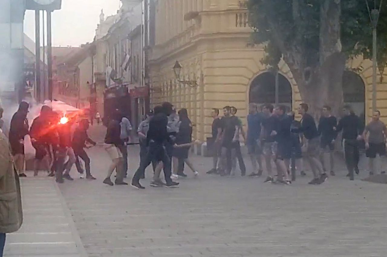 VIDEO | Sukob navijača u Vukovaru