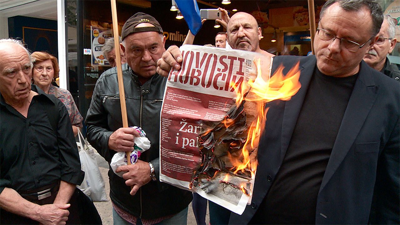 Kaznena prijava zbog paljenja 'Novosti'