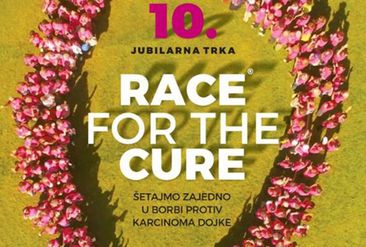 Deseta jubilarna 'Race For the Cure' na Vilsonovom šetalištu u Sarajevu