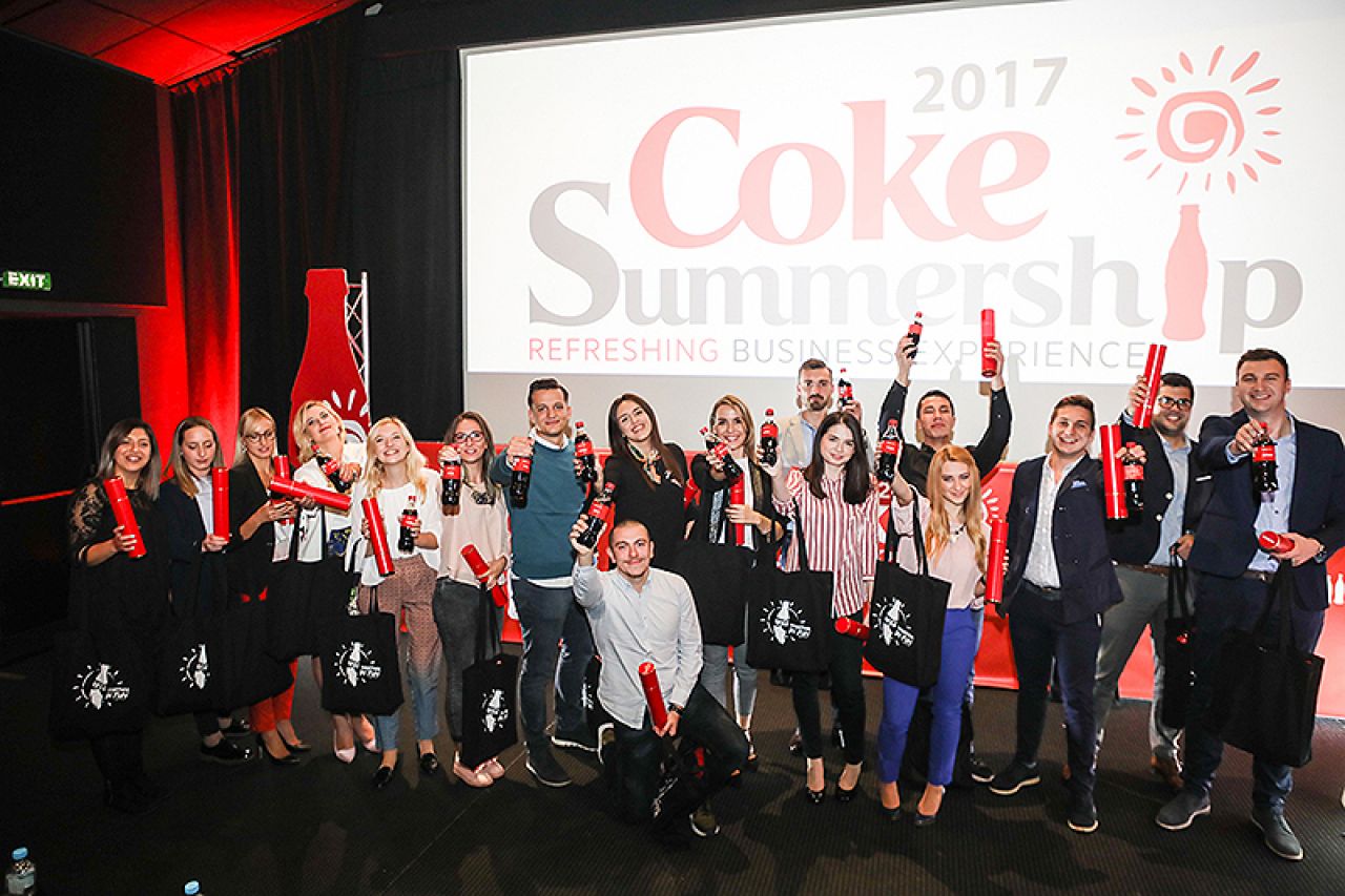 Završen ''Coke Summership 2017'' projekt gdje je 20 mladih dobilo prvu praksu