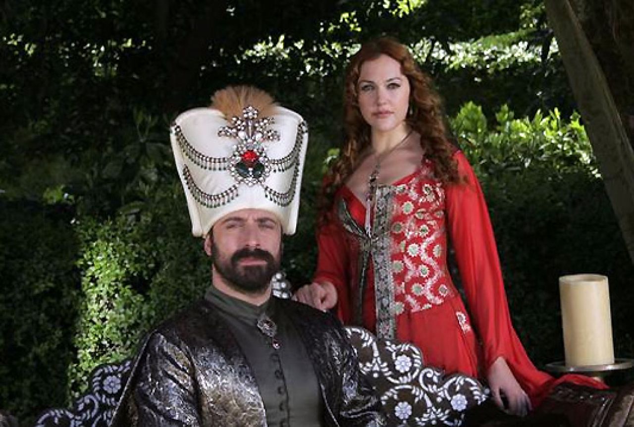 Портрет Султана Сулеймана и Хюррем великолепный век