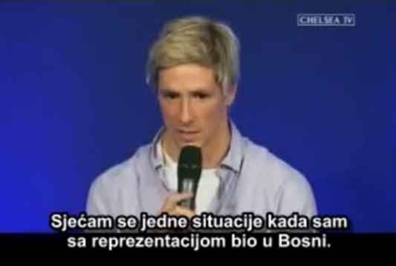 Torres: Sjećam se autograma danog maloj bh. djevojčici