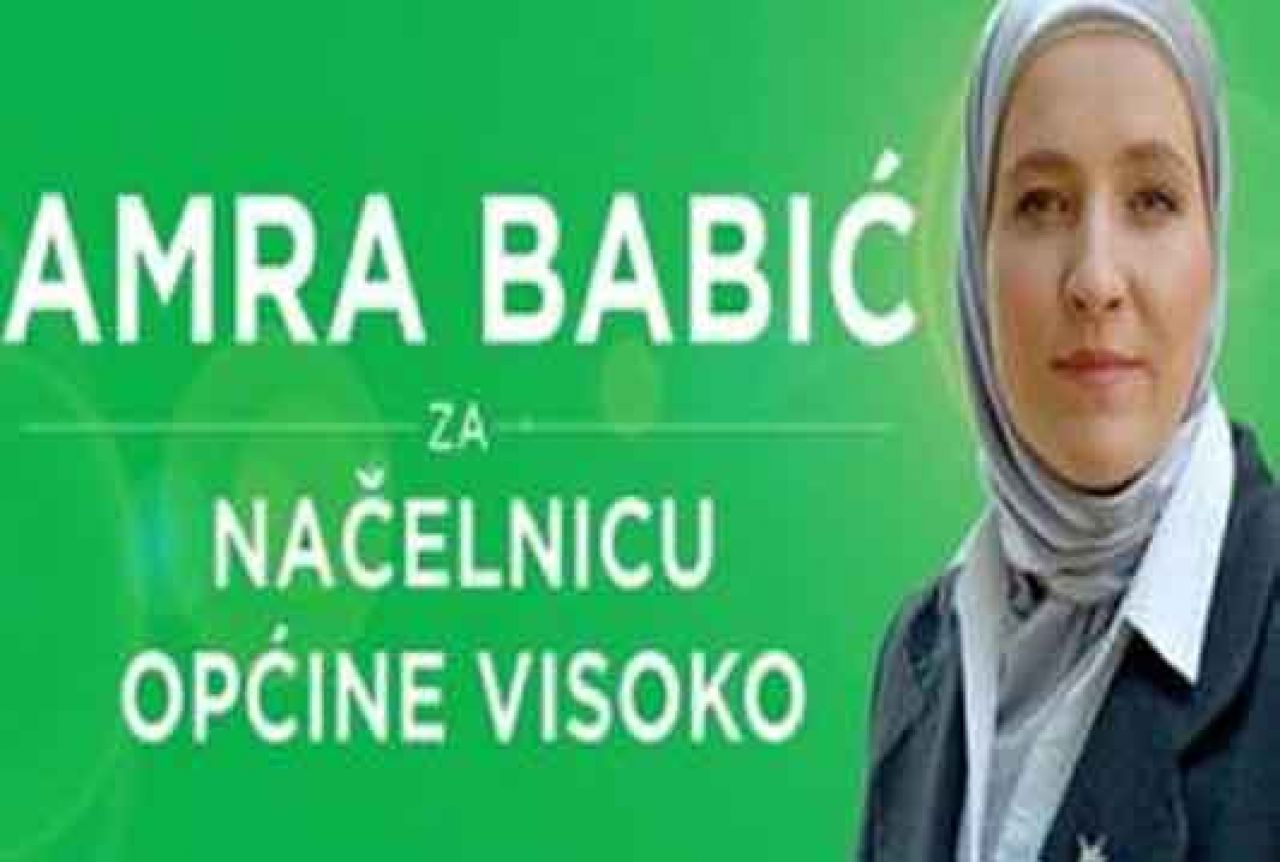 Amra Babić iz Visokog prva pokrivena načelnica općine u Europi