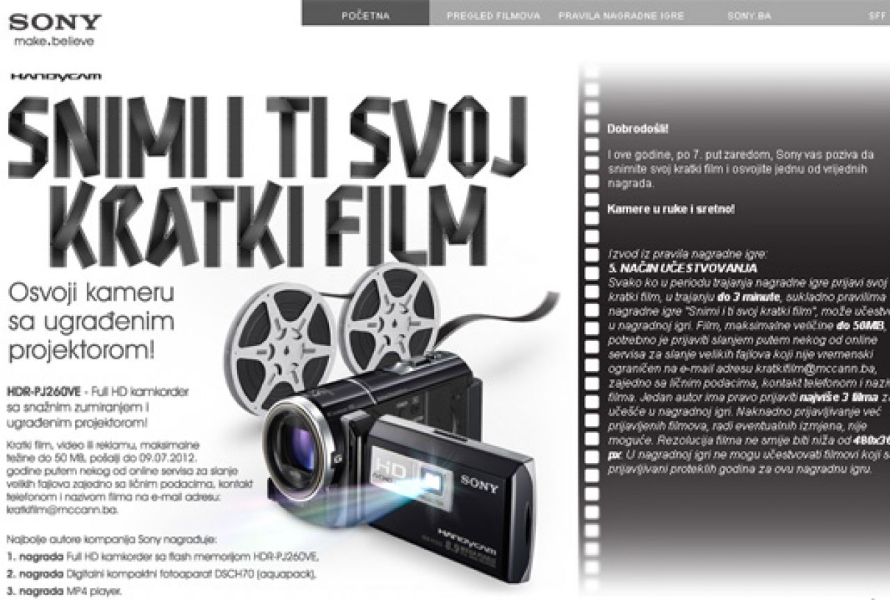 Veliki interes filmaša za natječaj ''Snimi i ti svoj kratki film''