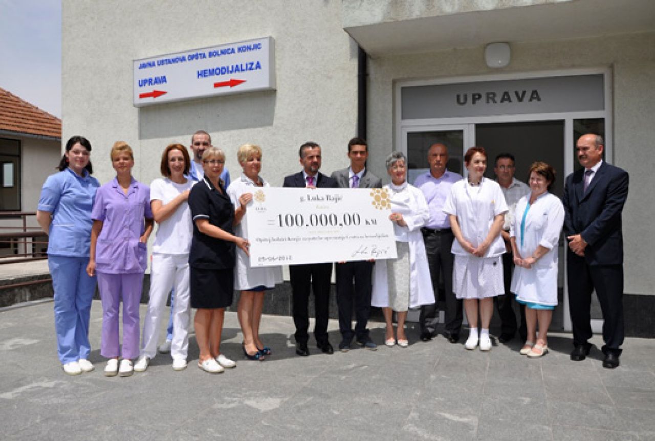 Luka Rajić bolnici u Konjicu donirao 100 000 KM za kupovinu aparata