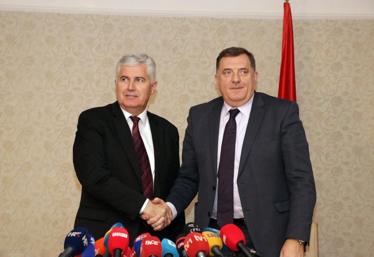 Dodik i Čović u Mostaru: Traži se treći 