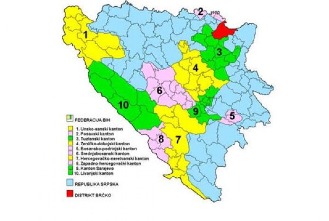 Dnevni list: Sprema se ukidanje pet kantona u Federaciji BiH