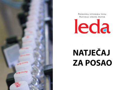 Punionica vode "LEDA", raspisuje natječaj za radna mjesta