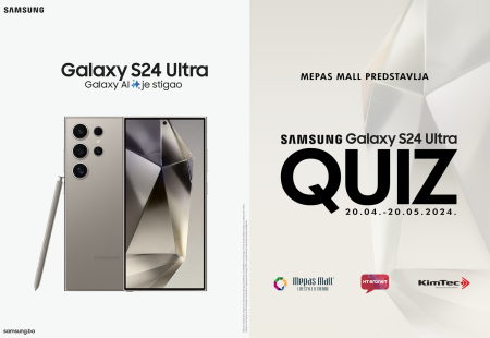 Nagradni natječaj: Samsung Galaxy S24 Ultra QUIZ