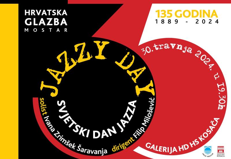 Hrvatska glazba Mostar najavljuje spektakularni jazz koncert uoči Svjetskog dana jazza