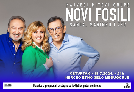 Novi Fosili - Koncert u Herceg Etno selu dio je oproštajne turneje Sanje, Marinka i Zeca