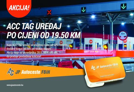 Akcija ACC TAG uređaja po cijeni od 19,50 KM!