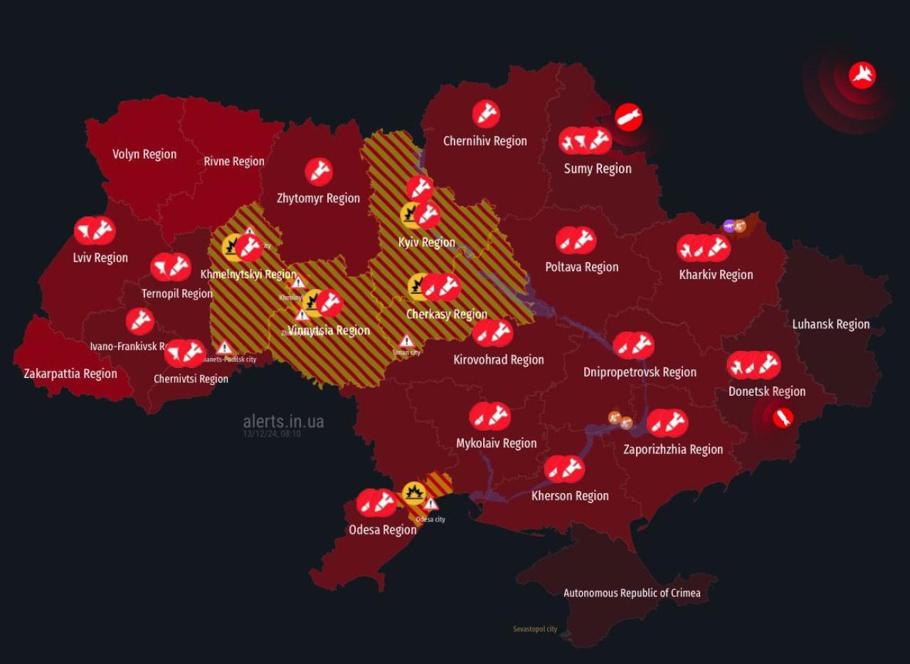 Rusija izvela veliki raketni napad na ukrajinske energetske objekte, u obrani sudjelovali i F-16