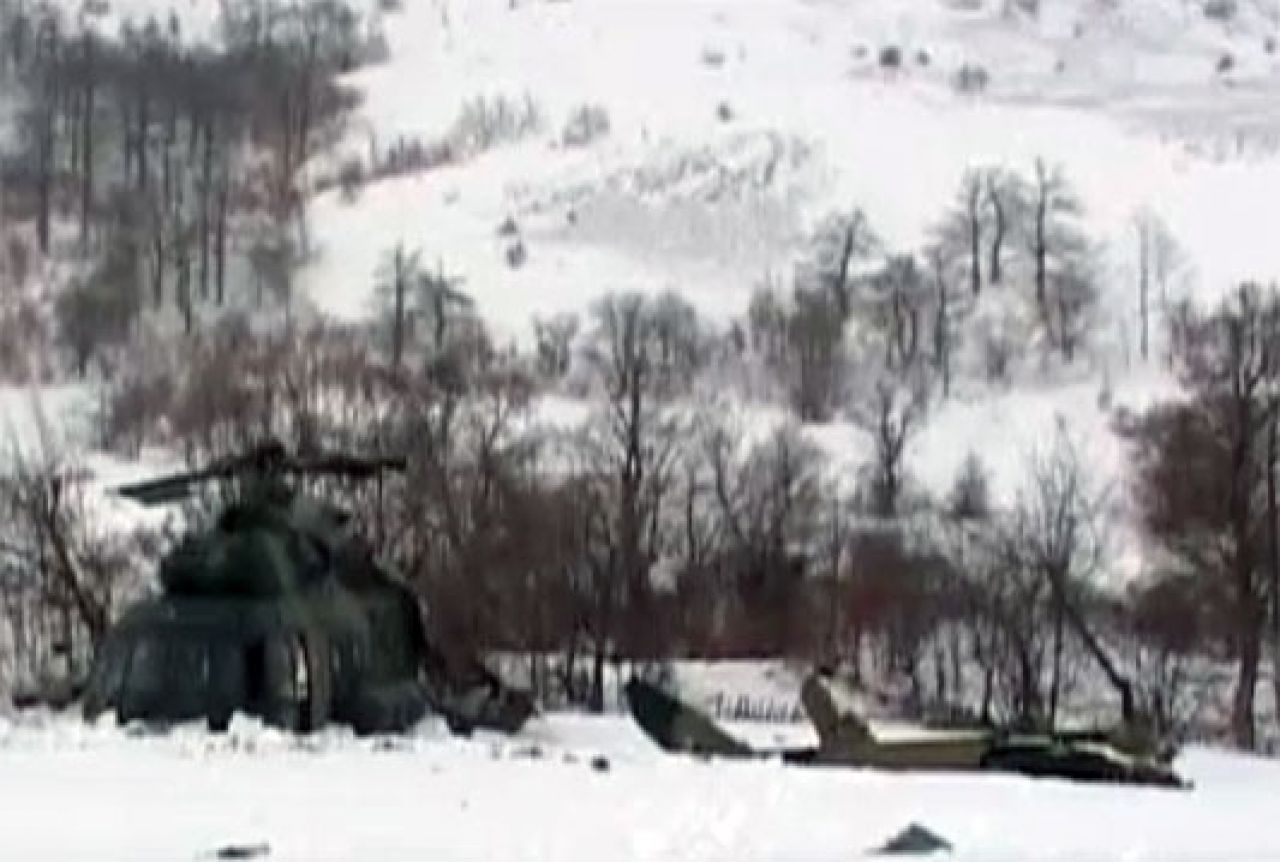 VIDEO: Pao helikopter Oružanih snaga kod Kalinovika