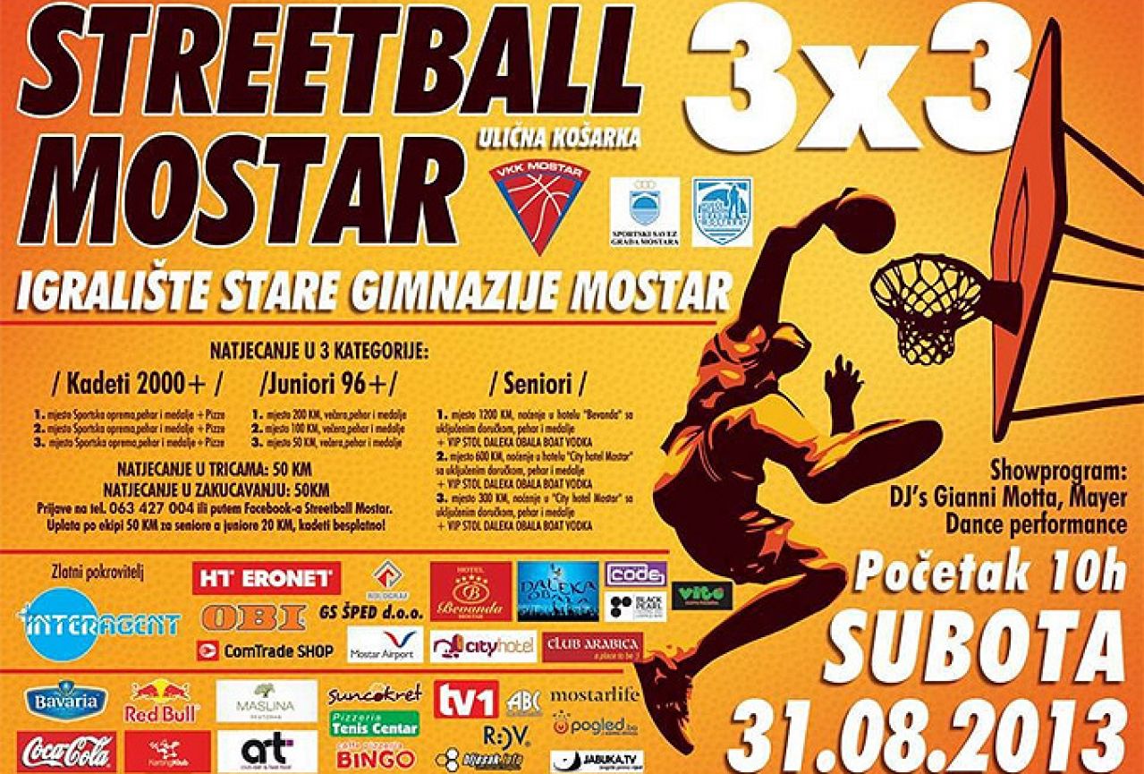 Turnir u uličnoj košarci u Mostaru