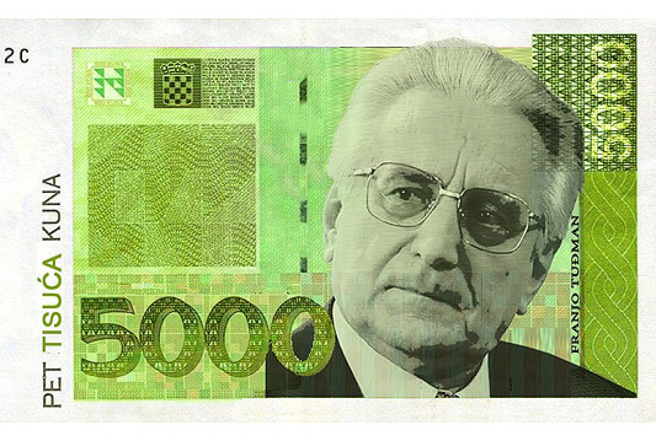 Tiskat ćemo novčanice od 5000 kuna s likom Franje Tuđmana!