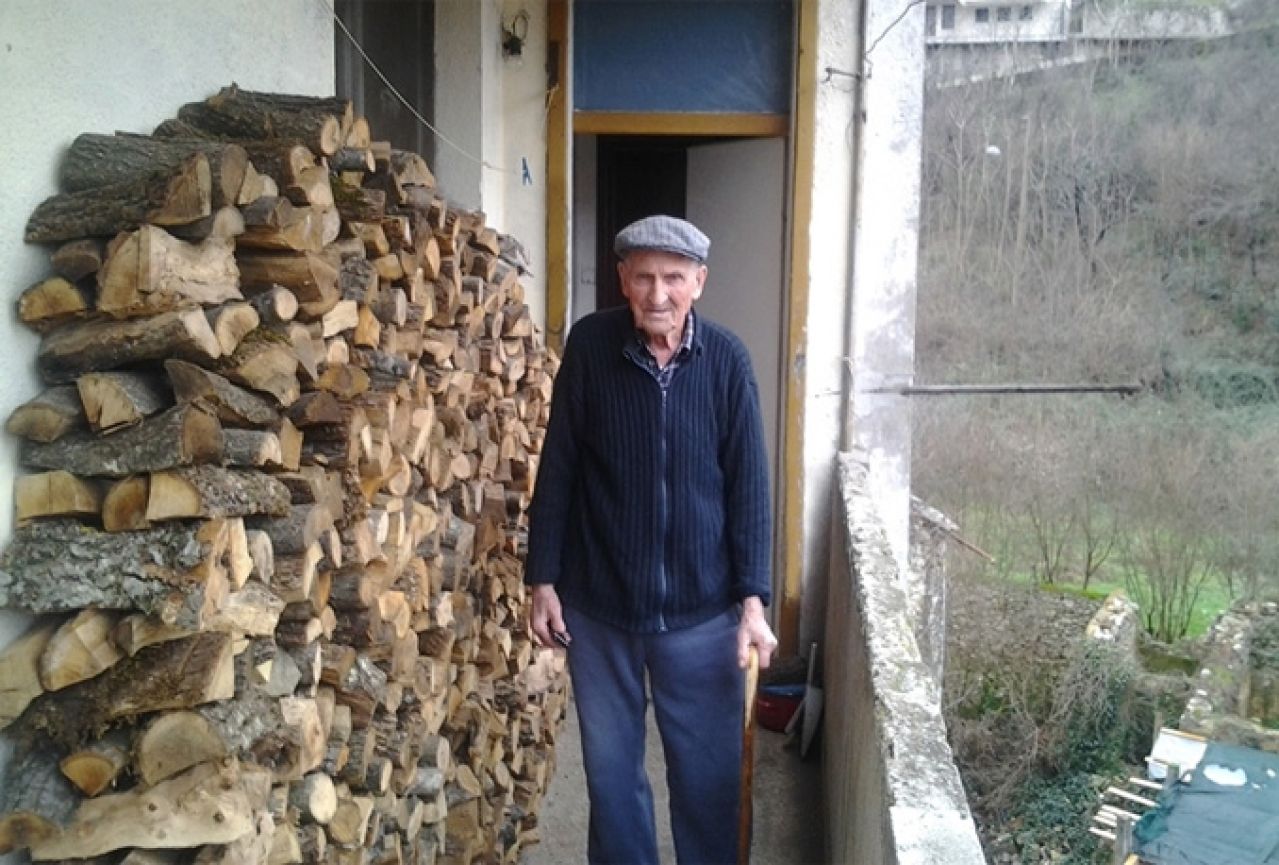 Najstariji stanovnik Stoca, 99-godišnji Stojan Kevo, i dalje je vitalan i zdrav
