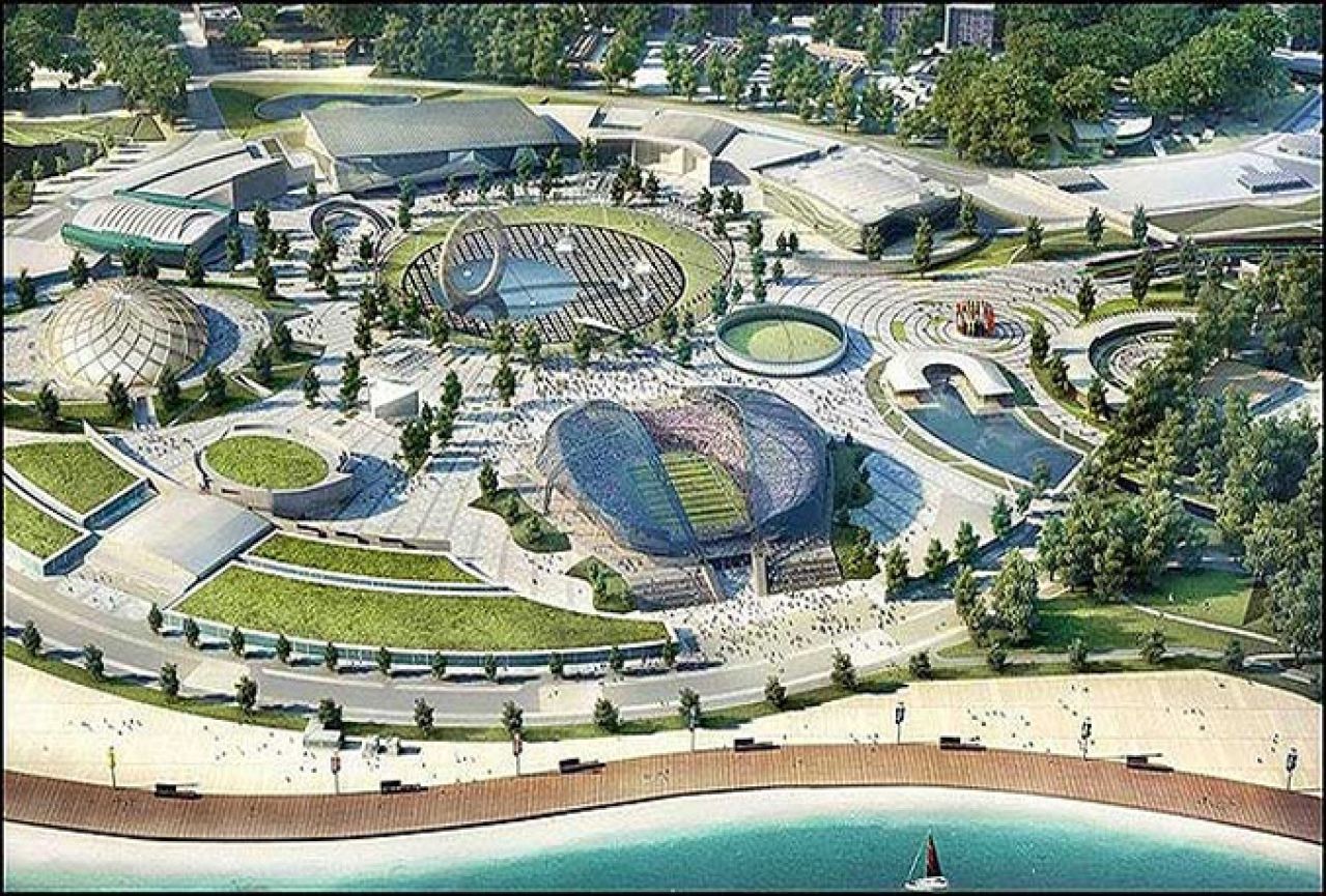 Олимпийский парк часы