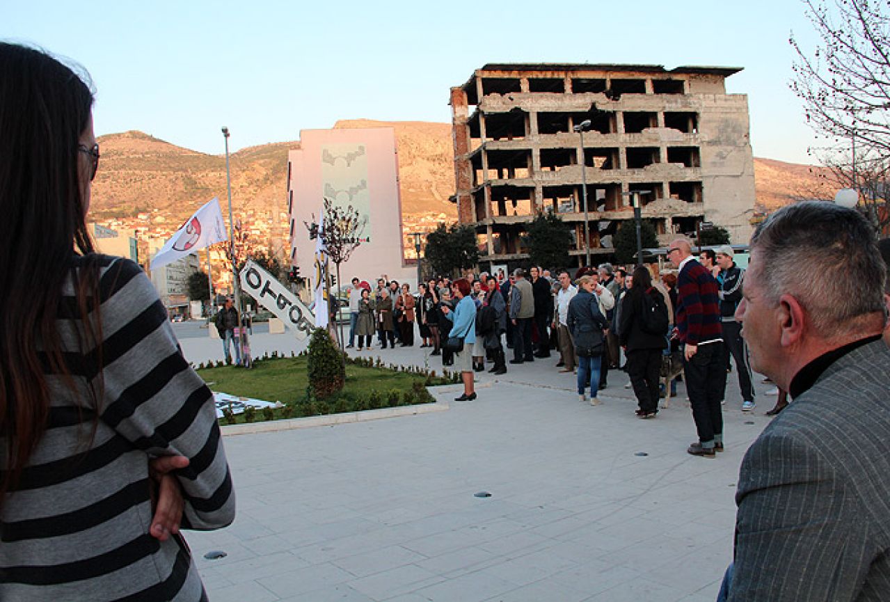 Svetlana Broz i Gradimir Gojer podržali današnji prosvjed građana Mostara