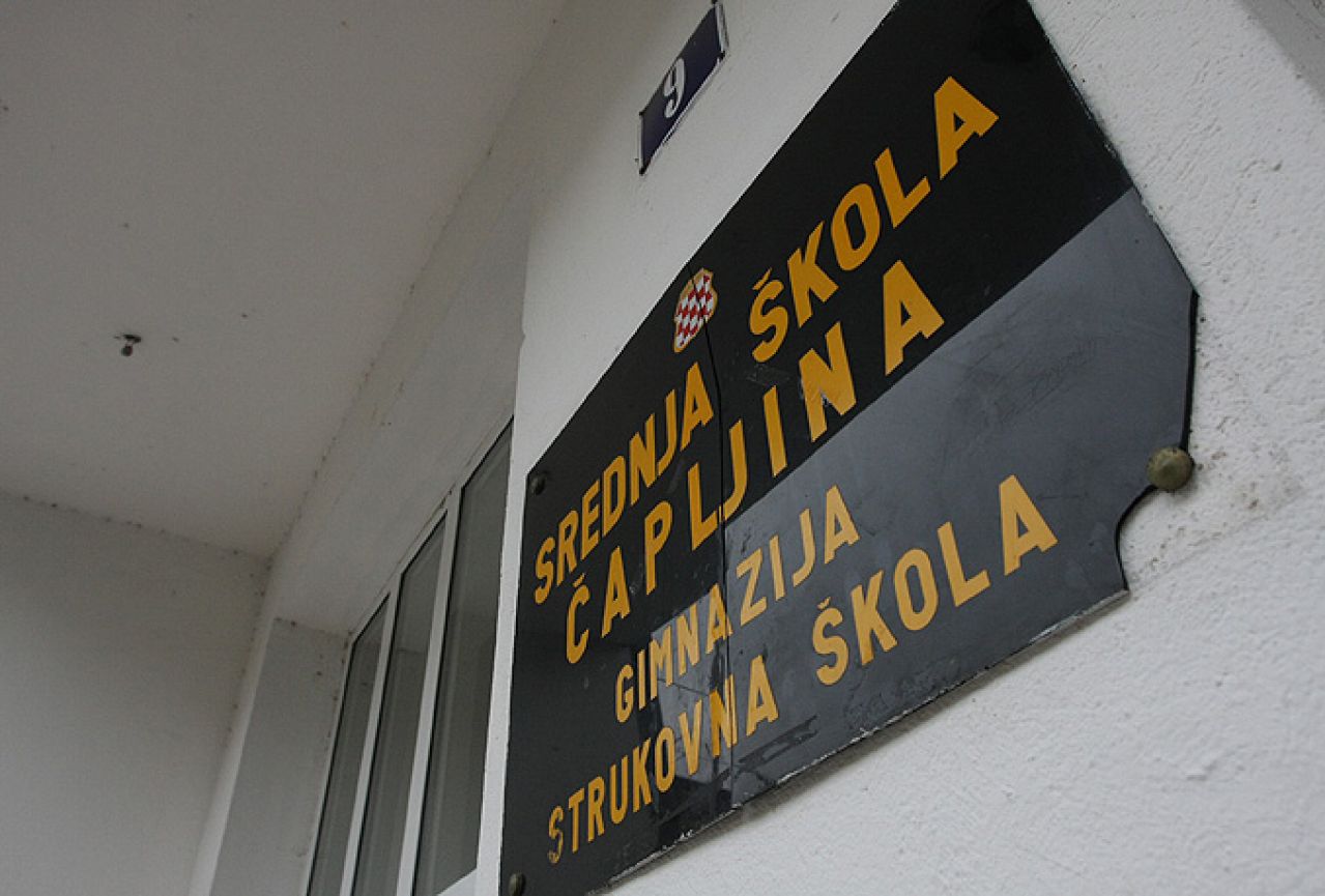 Zbog nove dojave o bombi u Srednjoj školi Čapljina ponovno prekinuta nastava