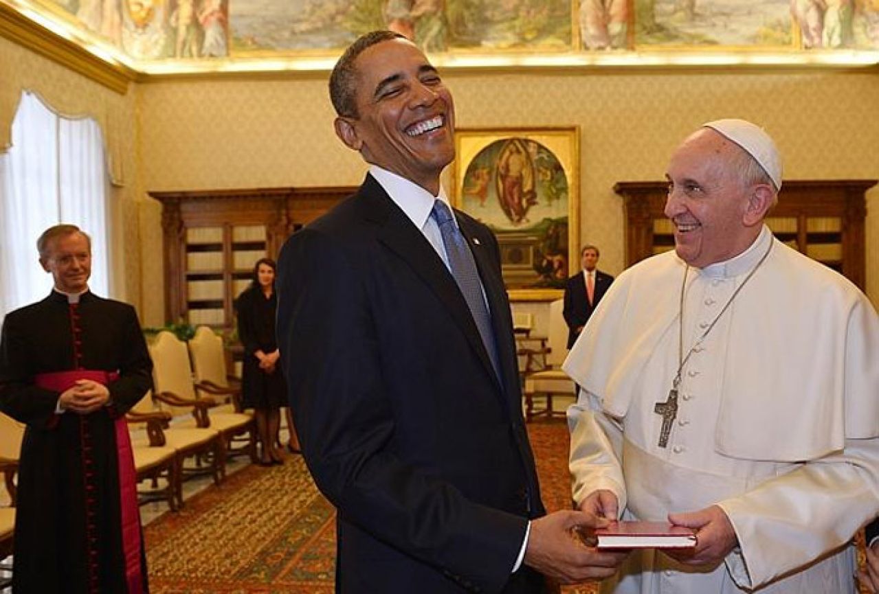 Papa Franjo se susreo sa Barackom Obamom