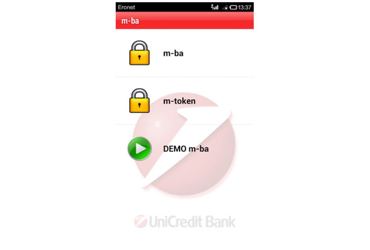 UniCredit Bank uvela m-token – token na mobilnom uređaju