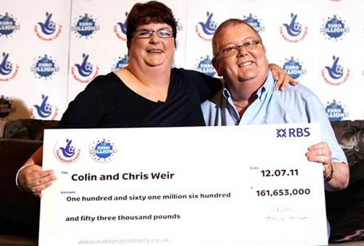 Bračni par donirao 3,6 milijuna eura osvojenih na lutriji za neovisnost Škotske