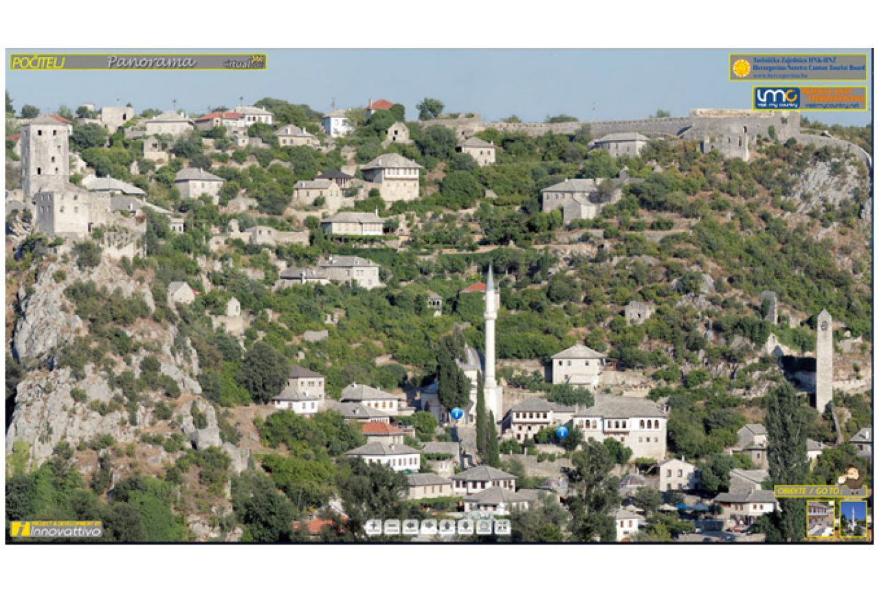 Turistička zajednica HNŽ-a izradila nove Gigapixel panorame Počitelja, Jablanice i Konjica