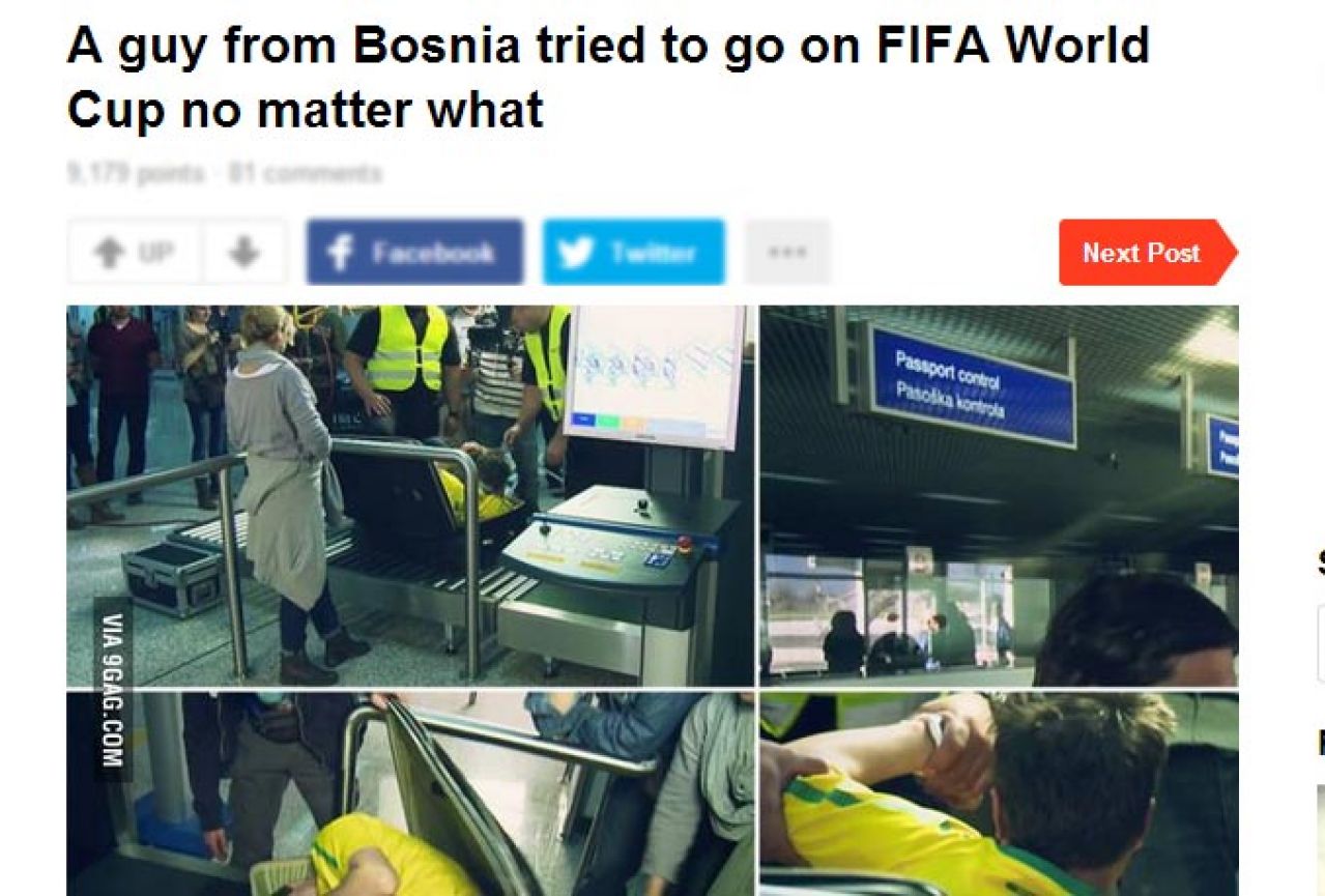 Mladić iz BiH pokušao se prošvercati u koferu u Brazil