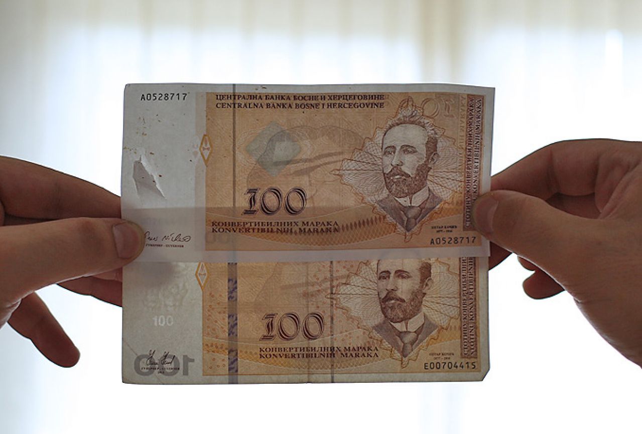 U Mostaru se pojavile krivotvorene novčanice od 100 KM