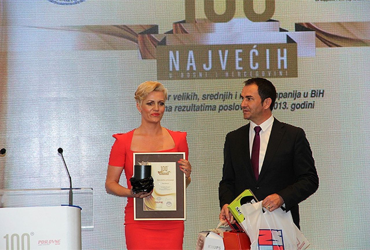 Ivani Bunozi dodijeljeno priznanje ''Žene u biznisu - žene poduzetnice i menadžeri''