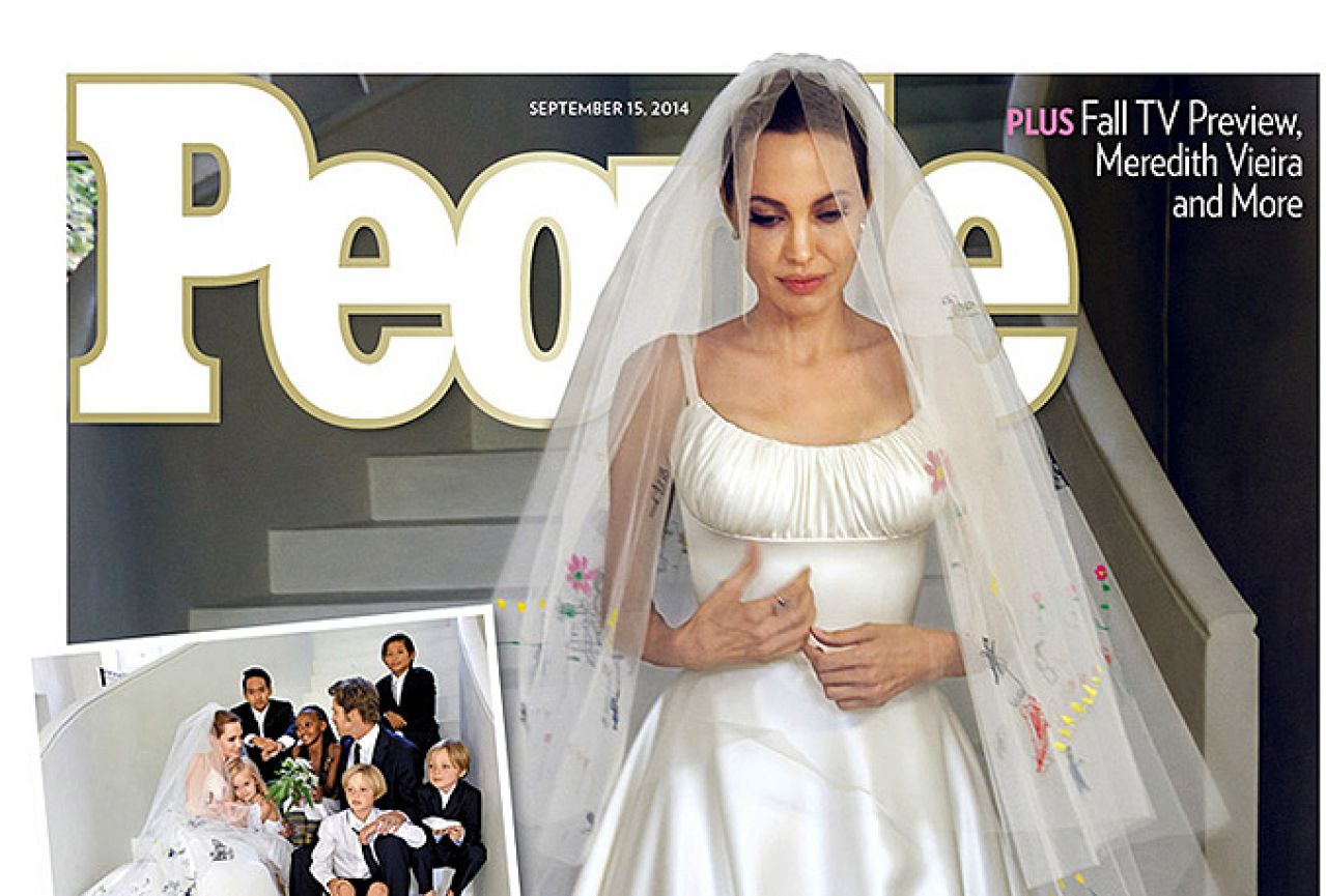 Angelina odjenula vjenčanicu s dječjim crtežima