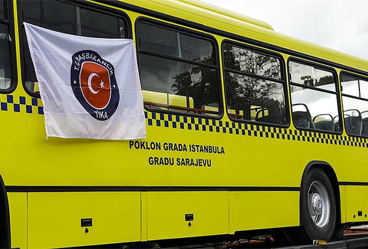 Prvi turski autobusi na ulicama Sarajeva