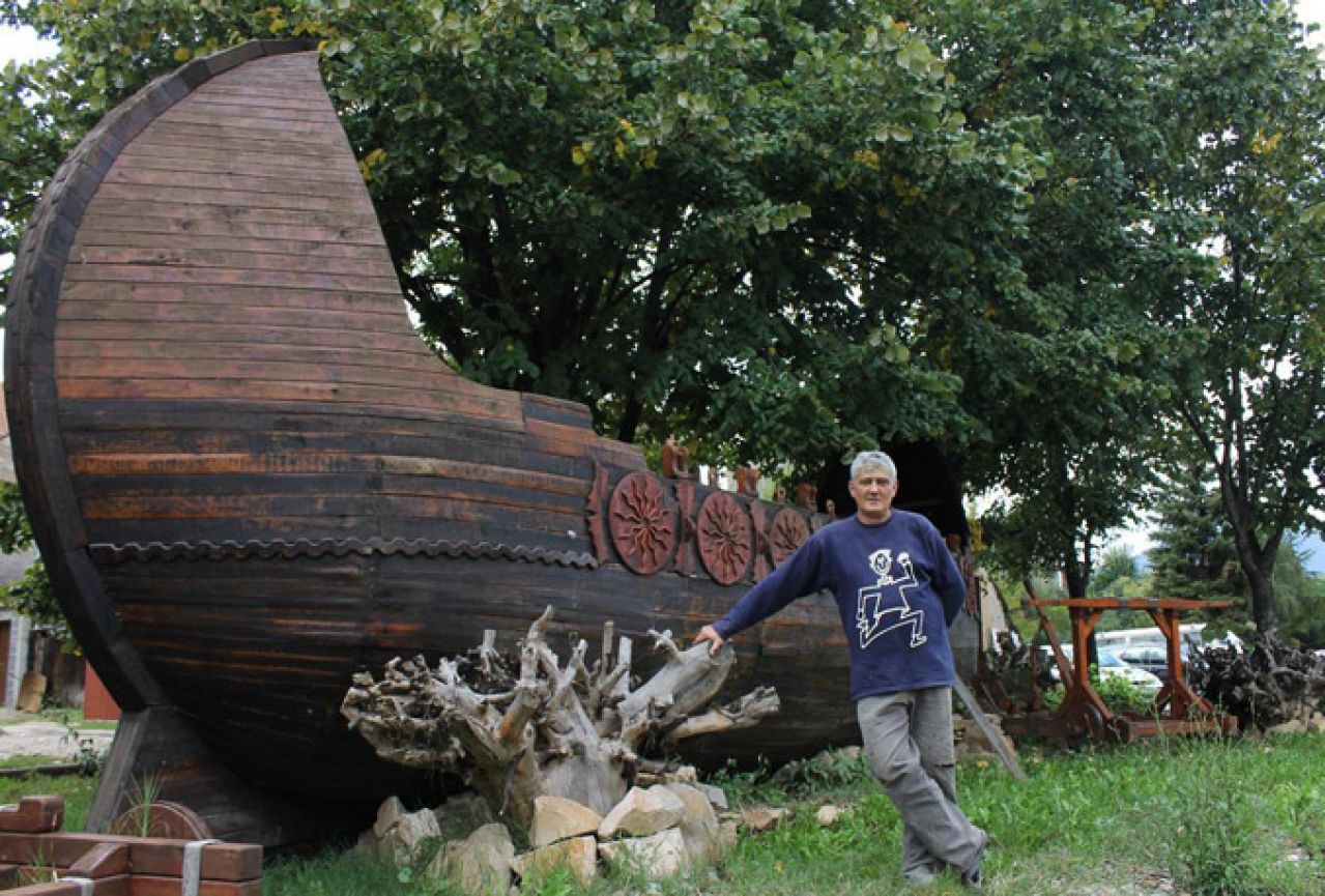Zeničanin pravi ilirske brodove: Najveći je dug 12, a širok tri metra