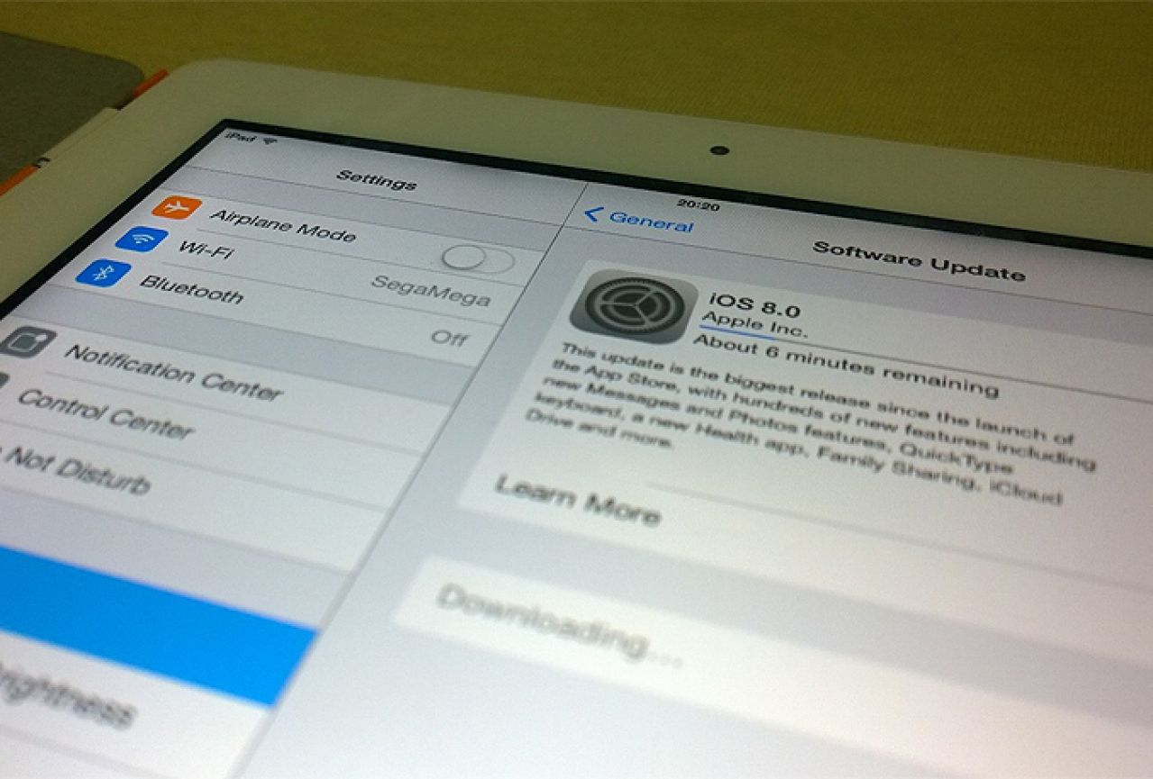 Stigao iOS 8
