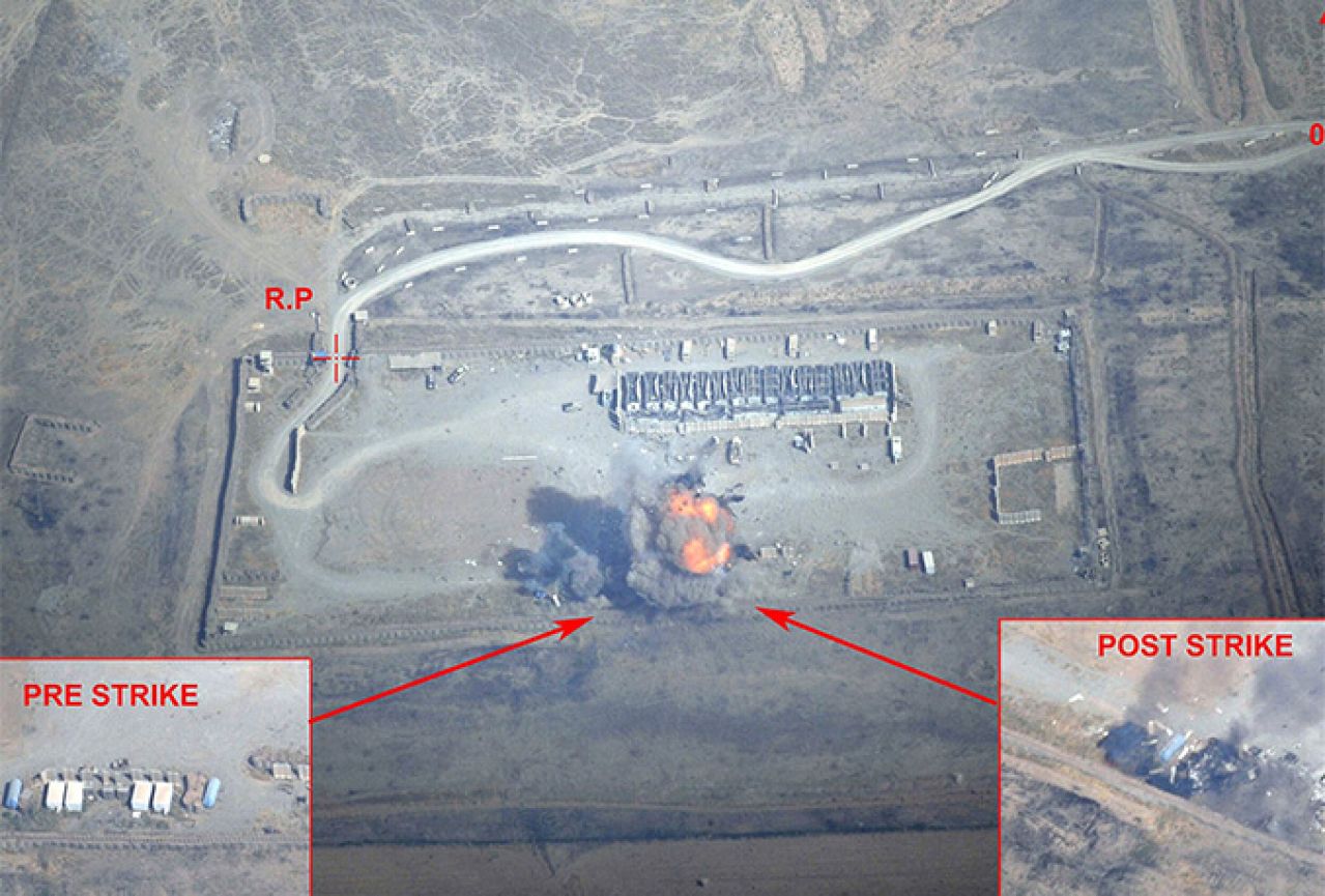 VIDEO: Objavljene snimke raketiranja položaja IS-a