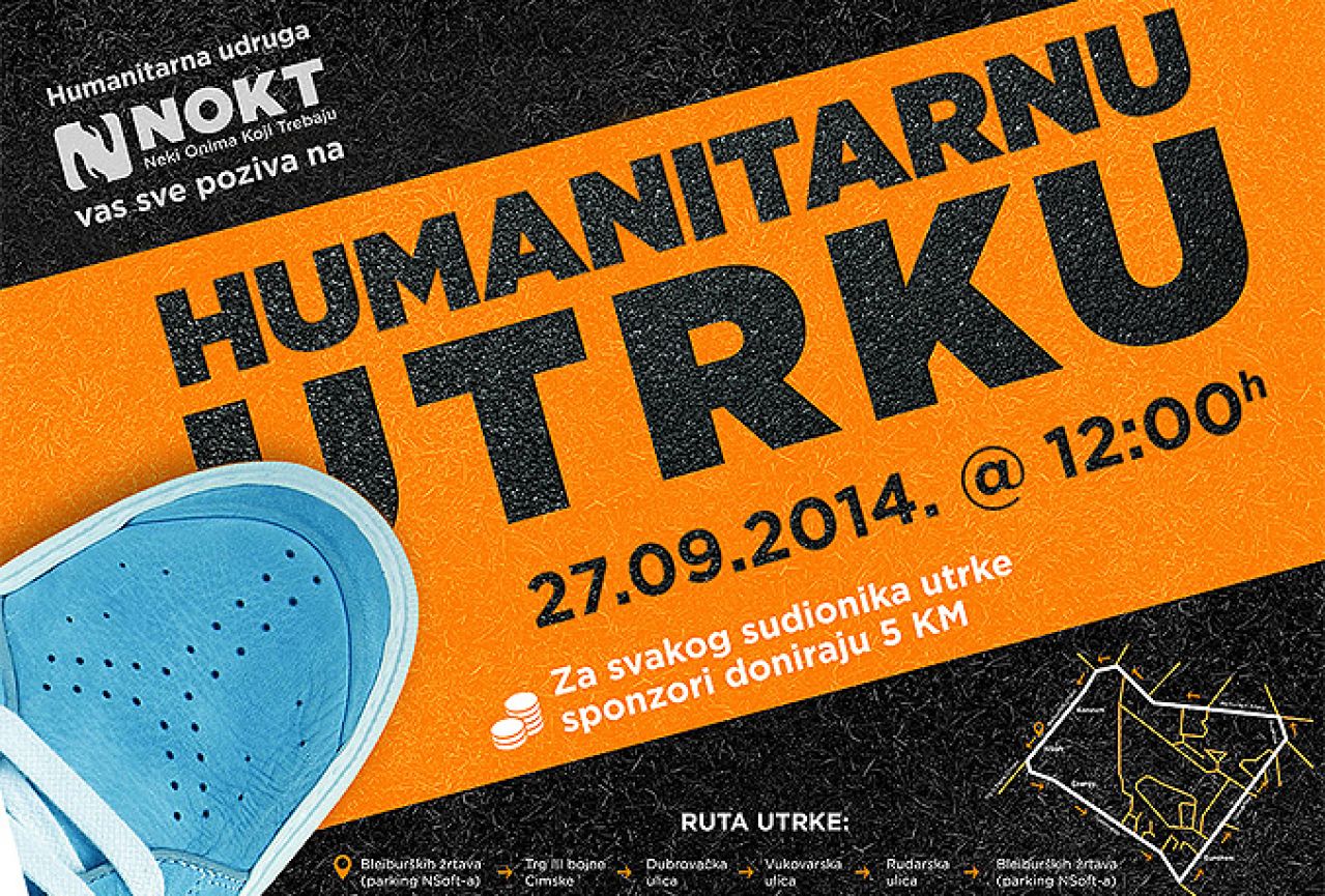 Udruga NOKT organizira humanitarnu utrku