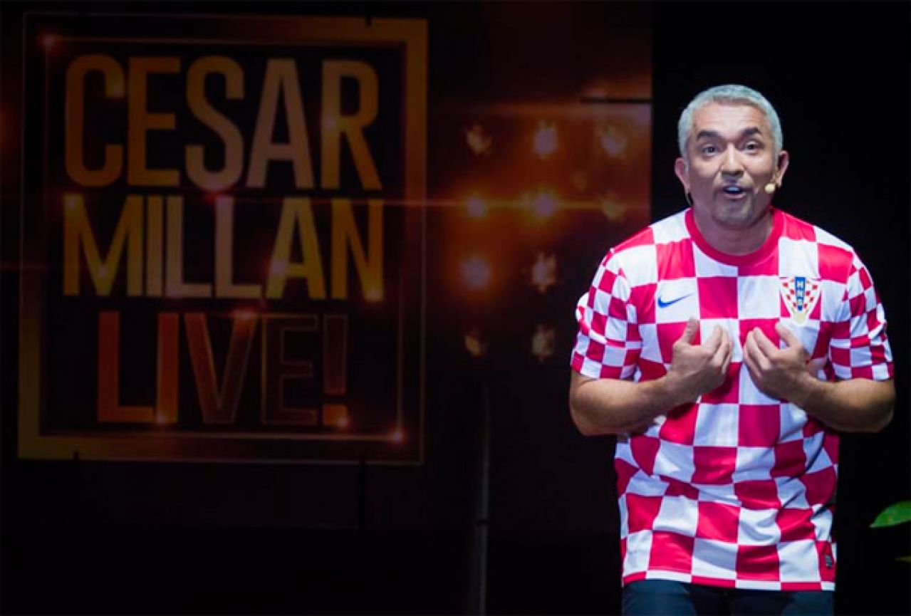 Cesar Millan u hrvatskom dresu oduševio publiku u zagrebačkoj Areni