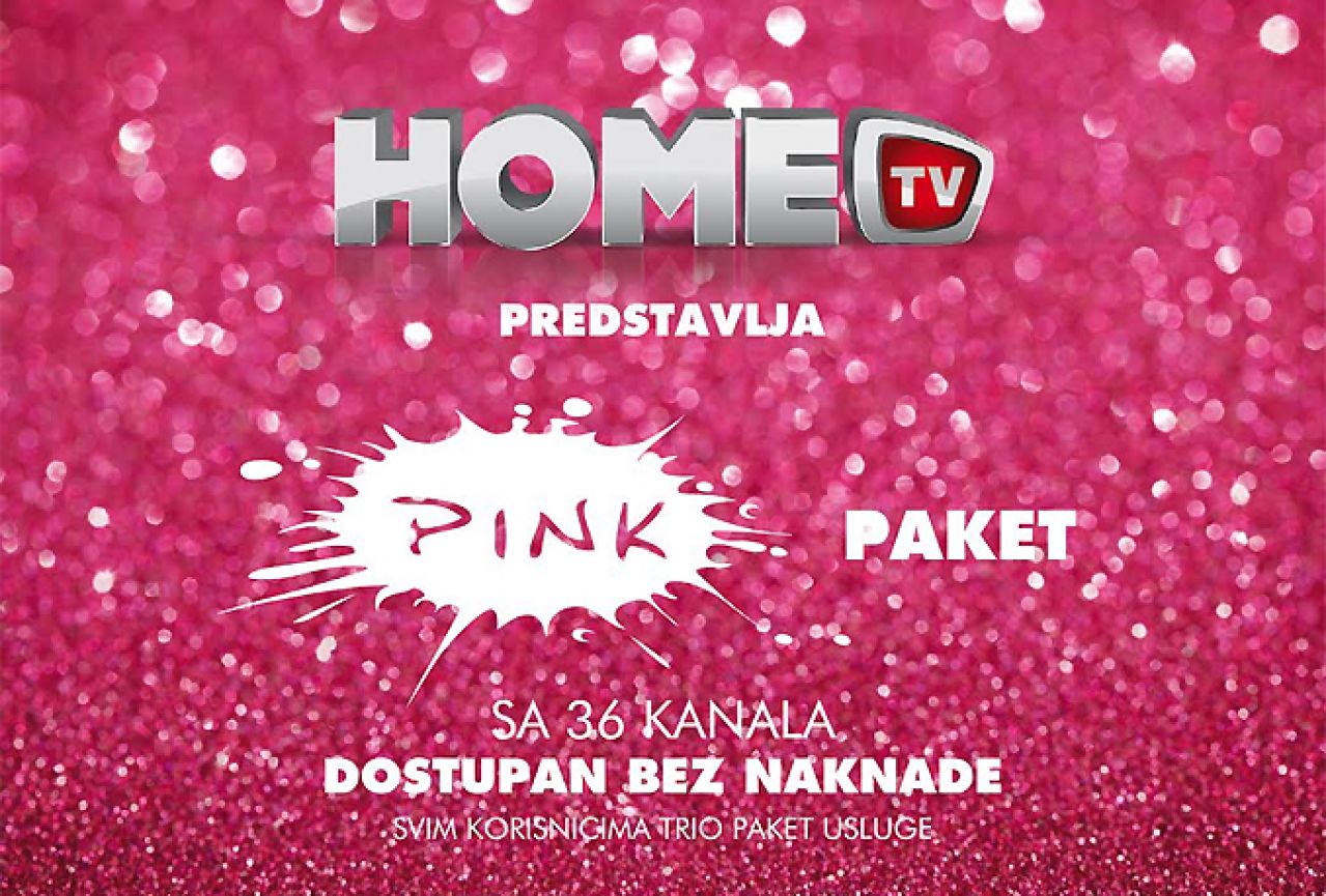 Novi PINK paket od danas u ponudi HOME.TV