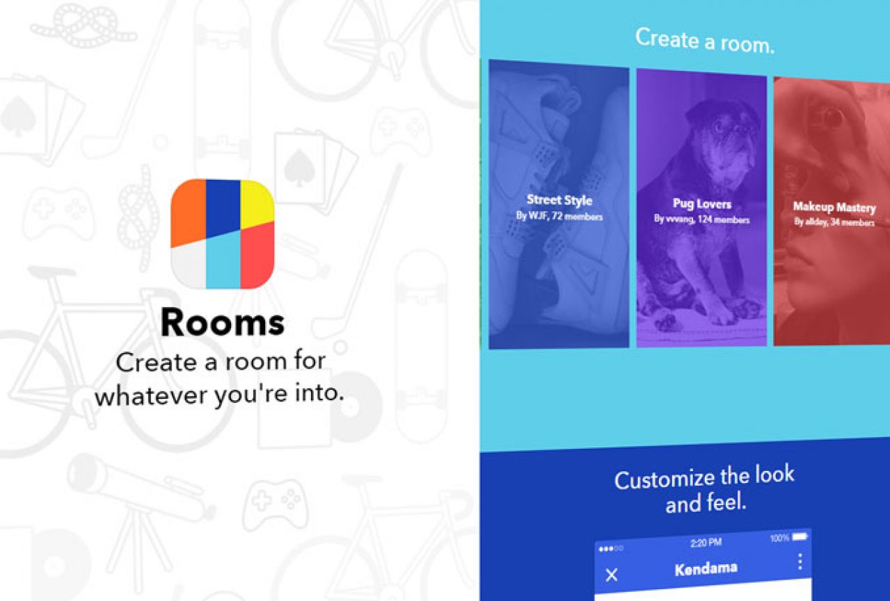 Aplikacija Rooms: Facebook otvara sobe